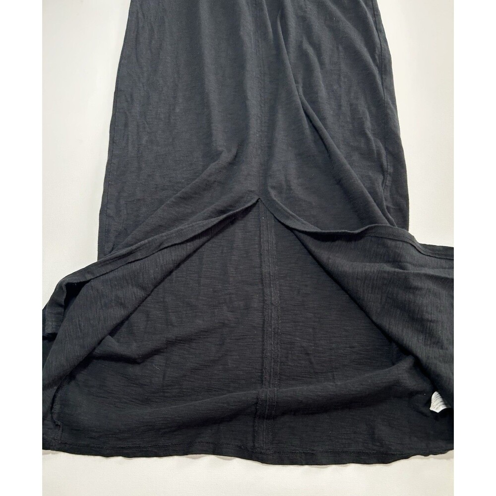Cotton Slub Maxi Dress Black V-neck Universal Thread Women’s Size Small - Picture 9 of 10